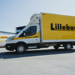 transport lillebud lastbil