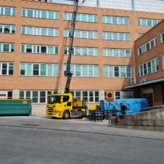 lastbil med kran stockholm lillebil