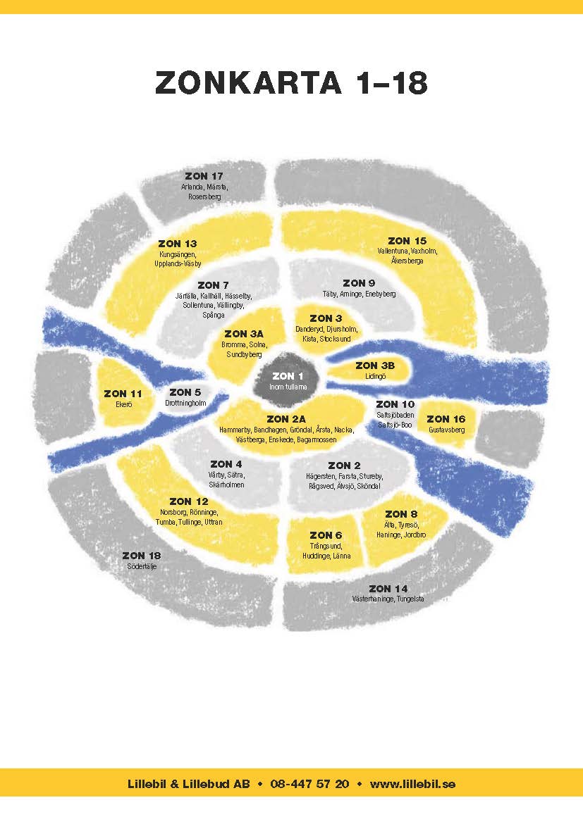 Bild över zonkarta Stockholm Lillebil