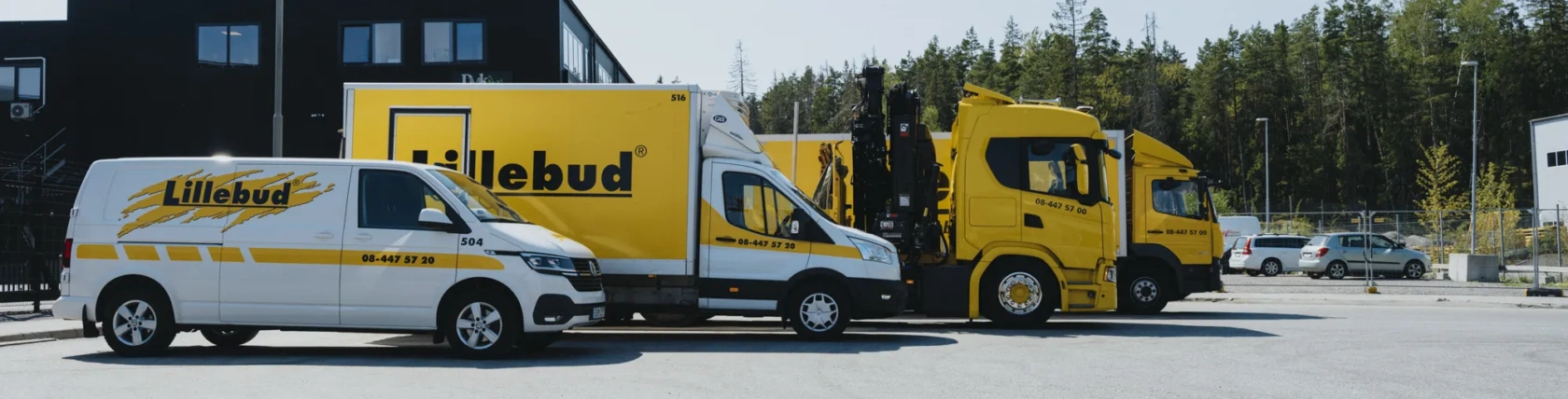 Lillebil lastbilar och budbilar
